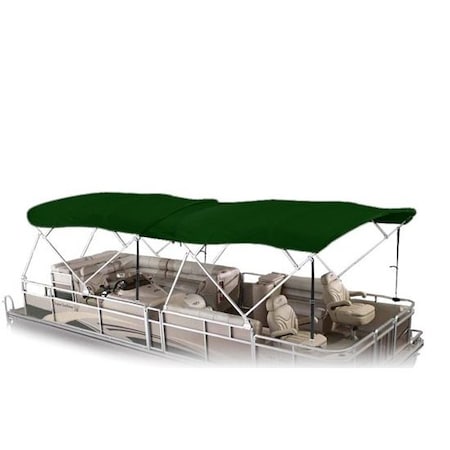 Eevelle Summerset Sunflair Premium Bimini Top Kit w/ Hardware , Frame, 204in LONG, 54in HIGH, Fits 97in-103in SSF-544B103DBL-HTR